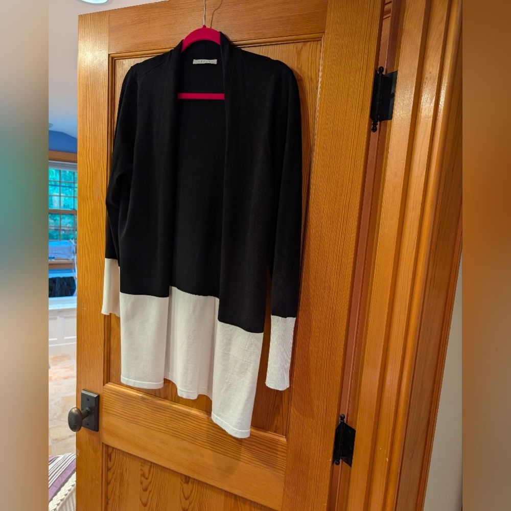 Cyrus Black Open Front Cardigan